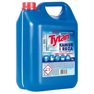 Tytan Kamień i Rdza dezynfekujący płyn czyszczący do łazienek 5kg