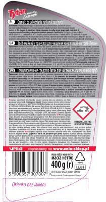 Tytan środek do udrożniania rur w granulkach 400g