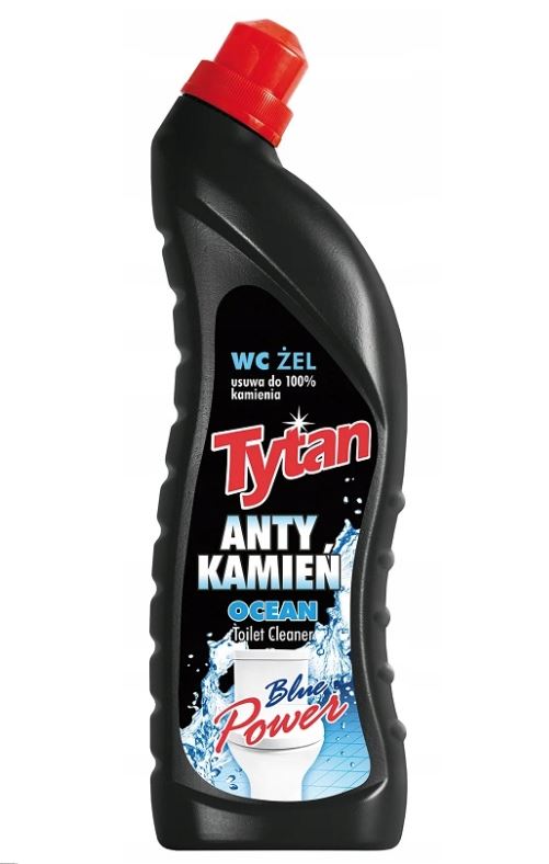 Tytan Anty Kamień Blue Power żel do WC 700g