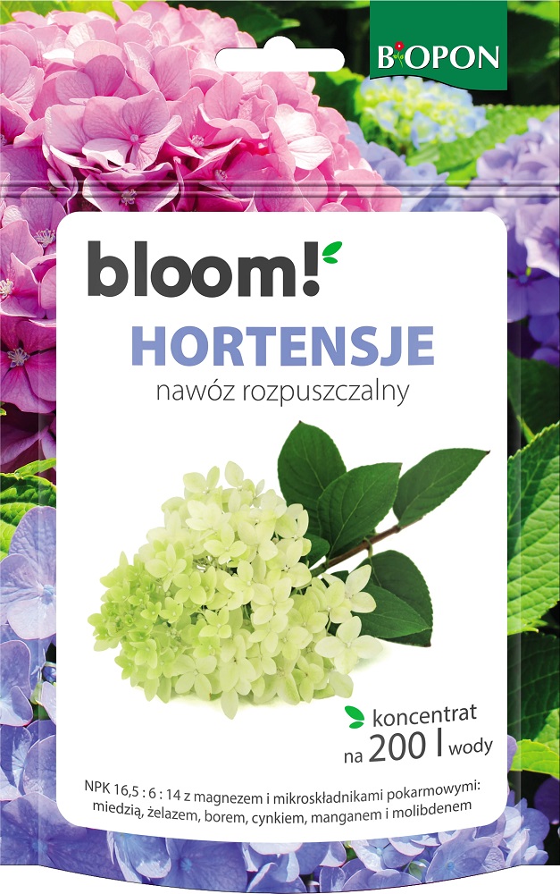 Bopon bloom! Hortensje - nawóz rozpuszczalny BiOPON 200g