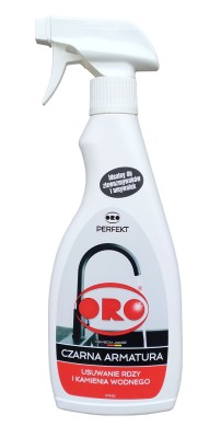 Oro Perfekt preparat do usuwania rdzy i kamienia wodnego z czarnej armatury 500ml