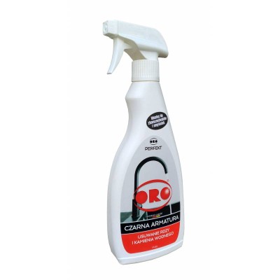 Oro Perfekt preparat do usuwania rdzy i kamienia wodnego z czarnej armatury 500ml