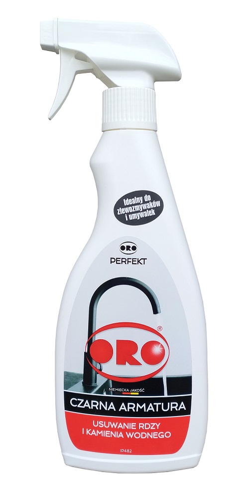 Oro Perfekt preparat do usuwania rdzy i kamienia wodnego z czarnej armatury 500ml