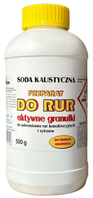 ARA soda kaustyczna preparat do udrożniania rur 500g
