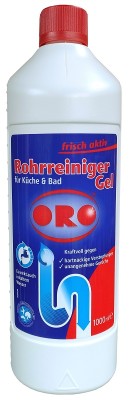 Oro Nr 1024 żel od udrażniania odpływów kanalizacyjnych 1l