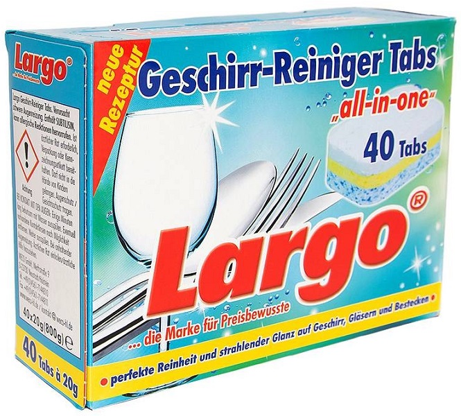 Largo All in One tabletki do zmywarek 40 sztuk