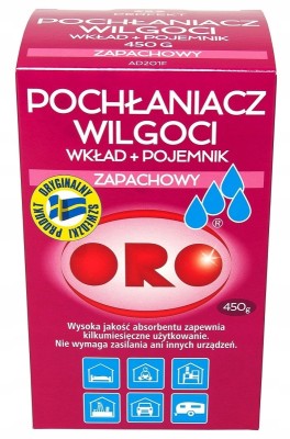 Oro Fresh pochłaniacz wilgoci urządzenie + wkład 450g
