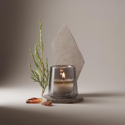 Bolsius Cleanlight Cyprys i Amber świecznik z zapachową wkładką