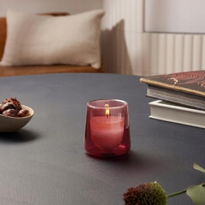 Bolsius Cleanlight Drzewo sandałowe i Wetiweria świecznik z zapachową wkładką