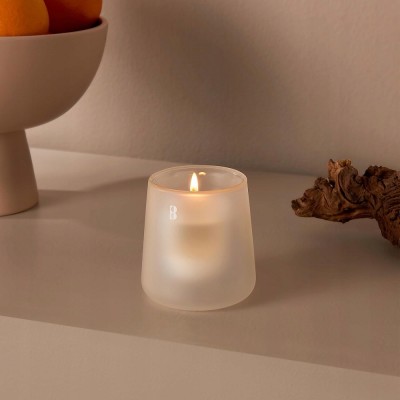 Bolsius Cleanlight Biały świecznik z bezzapachową wkładką