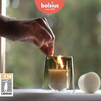 Bolsius Cleanlight Gardenia i Figa świecznik z wkładką zapachową