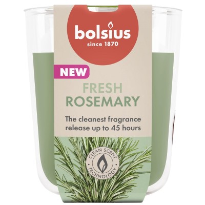 Bolsius True Scents Rozmaryn świeca zapachowa 97/85 w szkle