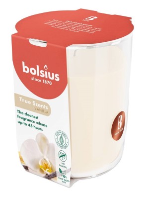 Bolsius True Scents Wanilia świeca zapachowa 97/85 w szkle