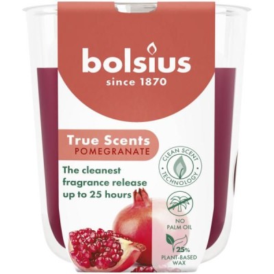 Bolsius True Scents Granat świeca zapachowa 80/73 w szkle