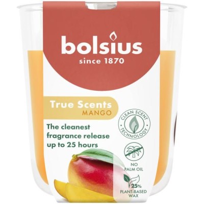 Bolsius True Scents Mango świeca zapachowa 80/73 w szkle
