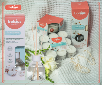 Bolsius True Scents Świeża Bawełna zapachowy dyfuzor 60ml