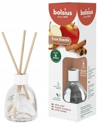 Bolsius True Scents Jabłko Cynamon zapachowy dyfuzor 60ml