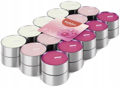 Bolsius Multi Coloured Orchidea podgrzewacze zapachowe 3,5 godzinne - 30 sztuk