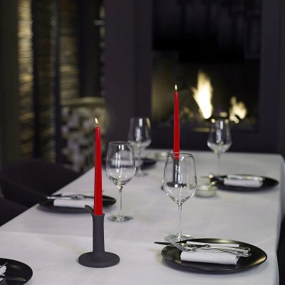 Bolsius Czerwona świeca stołowa szpica 240/23 - 100 sztuk