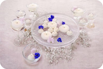 Bolsius Kremowa świeca pływająca 12 sztuk