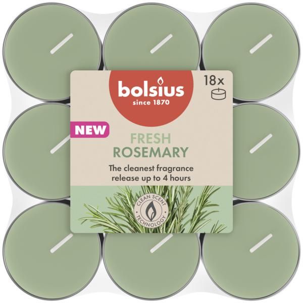 Bolsius True Scents Rozmaryn podgrzewacze zapachowe 4 godzinne - 18 sztuk