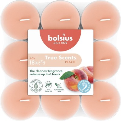 Bolsus True Scents Brzoskwinia podgrzewacze zapachowe 6 godzinne - 18 sztuk