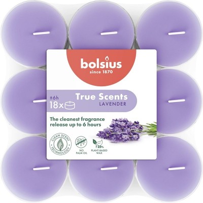Bolsius True Scents Lawenda podgrzewacze zapachowe 6 godzinne - 18 sztuk