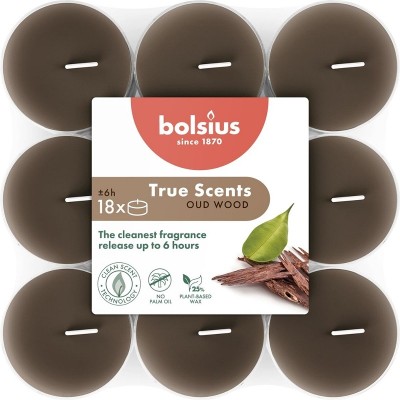 Bolsius True Scents Drzewo Agarowe podgrzewacze zapachowe 6 godzinne - 18 sztuk