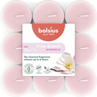 Bolsius True Scents Magnolia podgrzewacze zapachowe 6 godzinne - 18 sztuk