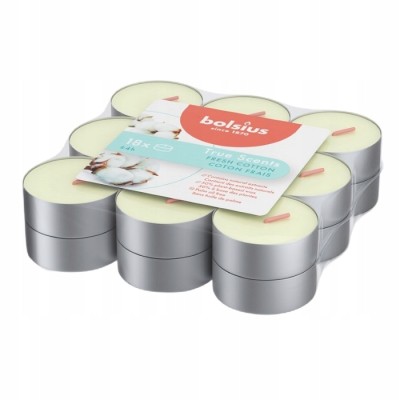 Bolsus True Scents Świeża Bawełna podgrzewacze zapachowe 4 godzinne - 18 sztuk