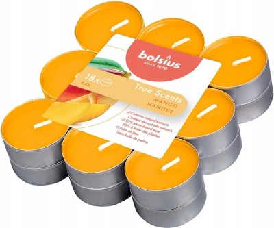 Bolsius True Scents Mango podgrzewacze zapachowe 4 godzinne - 18 sztuk