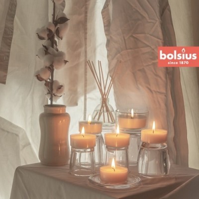 Bolsius True Scents Świeża Bawełna Świece zapachowe MAXI lights 8 sztuk