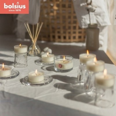 Bolsius True Scents Świeża Bawełna Świece zapachowe MAXI lights 8 sztuk