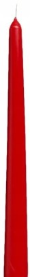 Bolsius Czerwona świeca stołowa szpica 245/24mm - 10 sztuk
