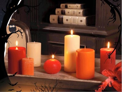 Bolsius Biała świeca kula 70mm