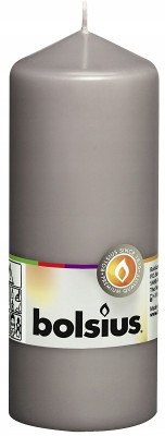 Bolsius Ciepły Szary świeca pieńkowa 150/58