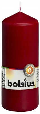 Bolsius Bordowa świeca pieńkowa 150/58