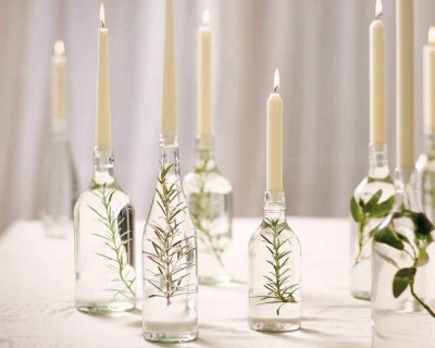 Bolsius Kremowa świeca stołowa 290/22mm - 50 sztuk