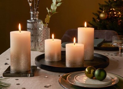 Bolsius Rustic Sunset  Błękitny Niebieski + Niebieski świeca dekoracyjna 80/68