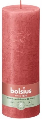 Bolsius Rustic Shine Kwiatowy Róż świeca dekoracyjna 190/68