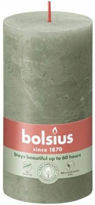 Bolsius Rustic Shine Zielona Oliwka świeca dekoracyjna 130/68