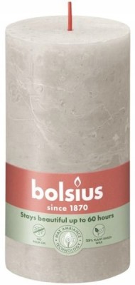 Bolsius Rustic Shine Szary Piasek świeca dekoracyjna 130/68