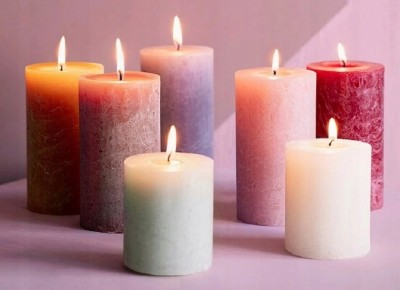 Bolsius Rustic Shine Mglisty Róż świeca dekoracyjna 100/50