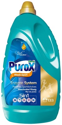 Purox Wool&Sport płyn do prania wełny i tkanin sportowych 4L