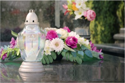 Bispol 5022 bezbarwny znicz szklany 6 sztuk