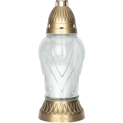 Bispol 3044 Mix bezbarwny znicz szklany 5 sztuk