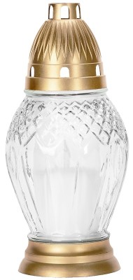 Bispol 3051 bezbarwny znicz szklany 8 sztuk