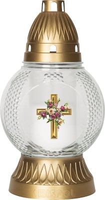 Bispol 3049 bezbarwny znicz szklany 6 sztuk