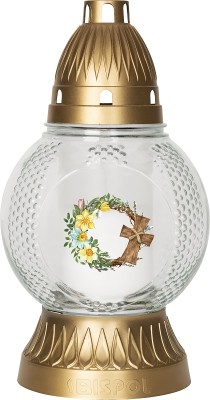 Bispol 3047 bezbarwny znicz szklany 6 sztuk