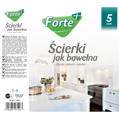 Forte+ ścierki jak bawełna 5 sztuk
